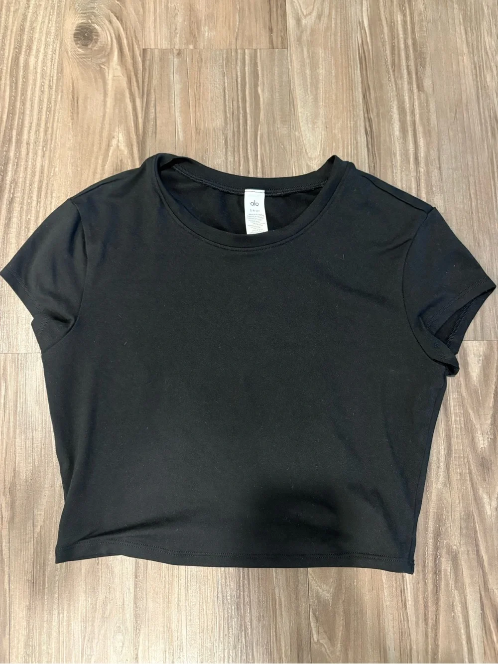 ALO Alosoft Crop Finesse Short Sleeve